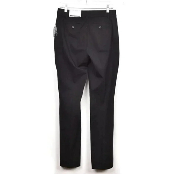 NWT Alfred Sung Black Mid  Rise Bootcut Pants Trousers Size 4 - Picture 3 of 8